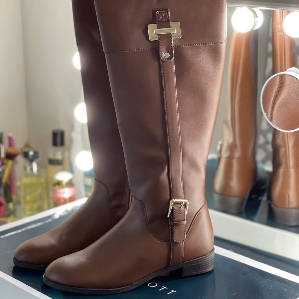 Karen Scott leather riding boots